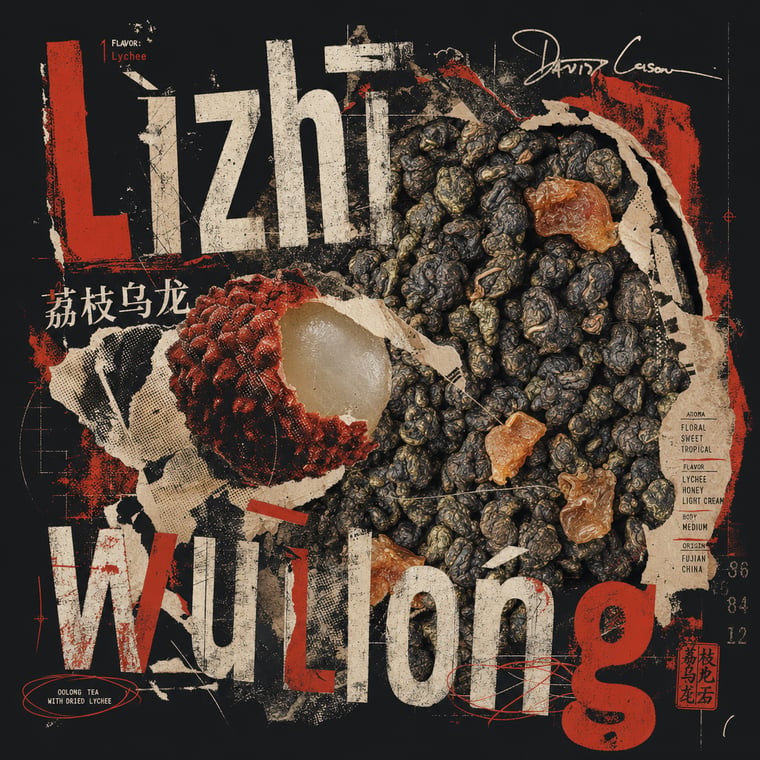 The design — Lychee Oolong